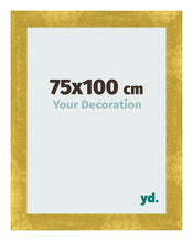 Photo Frame 75x100cm Gold Vintage MDF Pisa Front Size | Yourdecoration.co.uk
