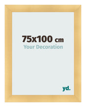 Photo Frame 75x100cm Gold Vintage MDF Pisa Front Size | Yourdecoration.co.uk