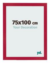 Photo Frame 75x100cm Red MDF Bologna Front Size | Yourdecoration.co.uk