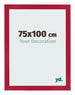 Photo Frame 75x100cm Red MDF Bologna Front Size | Yourdecoration.co.uk