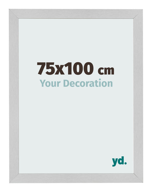 Photo Frame 75x100cm Stainless Steel MDF Bologna Front Size | Yourdecoration.co.uk