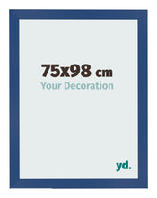 Photo Frame 75x98 cm Dark Blue MDF Bologna Front Size | Yourdecoration.co.uk