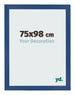 Photo Frame 75x98 cm Dark Blue MDF Bologna Front Size | Yourdecoration.co.uk