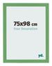 Photo Frame 75x98 cm Green MDF Bologna Front Size | Yourdecoration.co.uk
