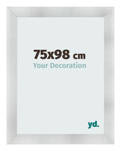 Photo Frame 75x98cm Aluminum Brushed MDF Pisa Front Size | Yourdecoration.co.uk