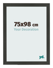 Photo Frame 75x98cm Anthracite MDF Bologna Front Size | Yourdecoration.co.uk