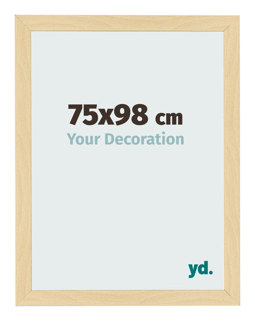 Photo Frame 75x98cm Beech Design MDF Bologna Front Size | Yourdecoration.co.uk