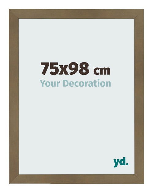 Photo Frame 75x98cm Bronze Design MDF Bologna Front Size | Yourdecoration.co.uk