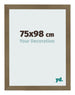 Photo Frame 75x98cm Bronze Design MDF Bologna Front Size | Yourdecoration.co.uk