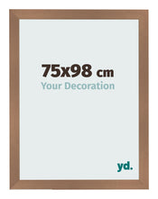 Photo Frame 75x98cm Copper Design MDF Bologna Front Size | Yourdecoration.co.uk
