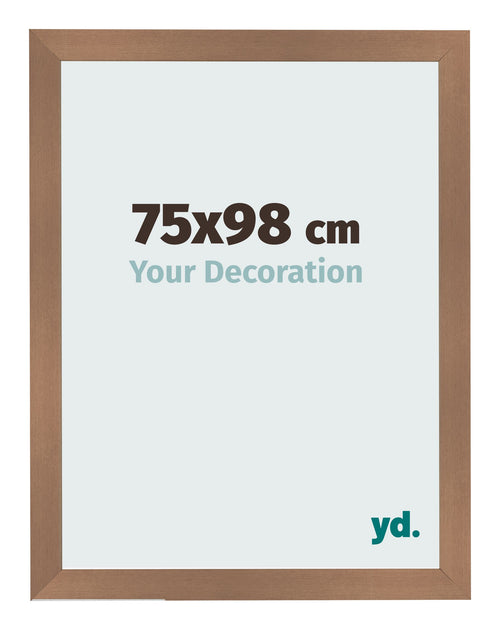 Photo Frame 75x98cm Copper Design MDF Bologna Front Size | Yourdecoration.co.uk