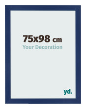 Photo Frame 75x98cm Dark Blue Swept MDF Bologna Front Size | Yourdecoration.co.uk