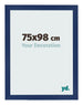 Photo Frame 75x98cm Dark Blue Swept MDF Bologna Front Size | Yourdecoration.co.uk