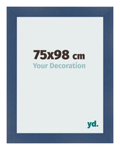 Photo Frame 75x98cm Dark Blue Swept MDF Pisa Front Size | Yourdecoration.co.uk