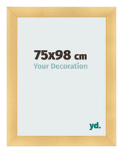 Photo Frame 75x98cm Gold Vintage MDF Pisa Front Size | Yourdecoration.co.uk