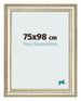 Photo Frame 75x98cm Metallic Gloss MDF Lazio Front Size | Yourdecoration.co.uk