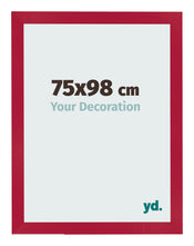 Photo Frame 75x98cm Red MDF Bologna Front Size | Yourdecoration.co.uk