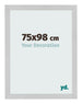 Photo Frame 75x98cm Stainless Steel MDF Bologna Front Size | Yourdecoration.co.uk