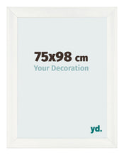 Photo Frame 75x98cm White Vintage MDF Pisa Front Size | Yourdecoration.co.uk