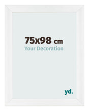 Photo Frame 75x98cm White Vintage MDF Pisa Front Size | Yourdecoration.co.uk