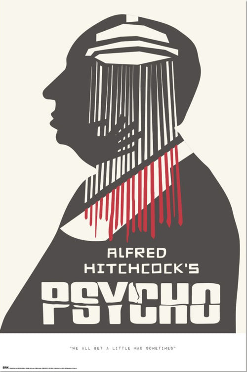 Poster Alfred Hitchcock Psycho 61x91 5cm GPE6044 | Yourdecoration.co.uk