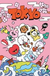 Poster Bt21 World Voyage 61x91 5cm GPE6037 | Yourdecoration.co.uk