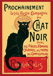 Poster Chat Noir Steinlein 61x91 5cm PP0508 | Yourdecoration.co.uk