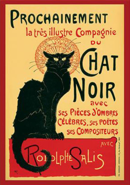 Poster Chat Noir Steinlein 61x91 5cm PP0508 | Yourdecoration.co.uk