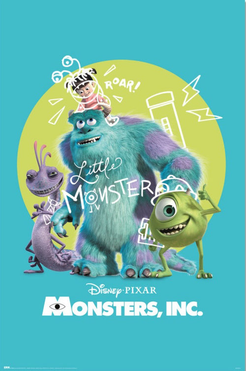 Poster Disney Pixar Monsters Inc 25th Anniversary 61x91 5cm GPE6046 | Yourdecoration.co.uk