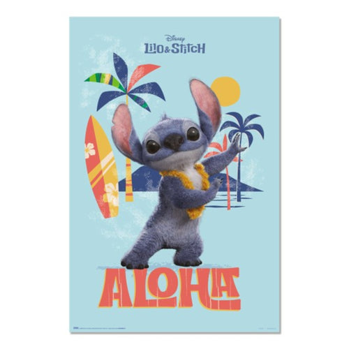 Poster Disney Stitch Live Action Aloha 61x91 5cm Grupo Erik GPE5956 | Yourdecoration.co.uk