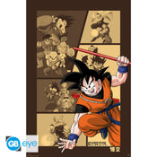 Poster Dragon Ball Goku Retro 61x91 5cm GBYDCO717 | Yourdecoration.co.uk