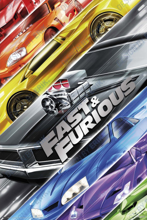 Poster Fast And Furious Couches 61x91 5cm GPE6103 | Yourdecoration.co.uk