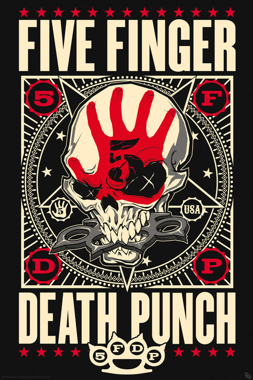 Poster Five Finger Death Punch Knucklehead 61x91 5cm GBYDCO448 | Yourdecoration.co.uk