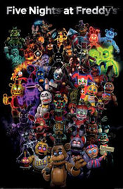 Poster Five Nights At Freddies Collage 61x91 5cm PP2501075 | Yourdecoration.co.uk