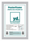 Poster Frame 61x91,5cm Silver MDF Front Insert Sheet | Yourdecoration.co.uk