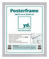 Poster Frame MDF 38x52cm Mat Silver Front Size | Yourdecoration.co.uk