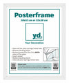 Poster Frame MDF 38x52cm White Mat Front Size | Yourdecoration.co.uk