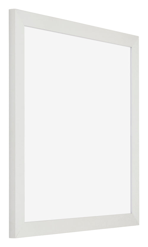 Poster Frame MDF 40x40cm White Mat Front Oblique | Yourdecoration.co.uk