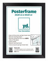 Poster Frame MDF 60x80 Black Mat Front Size | Yourdecoration.co.uk
