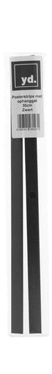 Poster Hanger Black 30cm with Pre drilled hole | Yourdecoration.co.uk