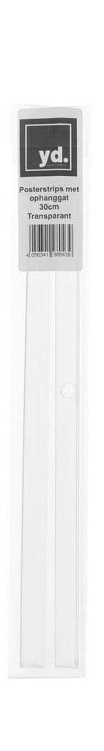 Poster Hanger Transparent 30cm with Pre drilled hole | Yourdecoration.co.uk