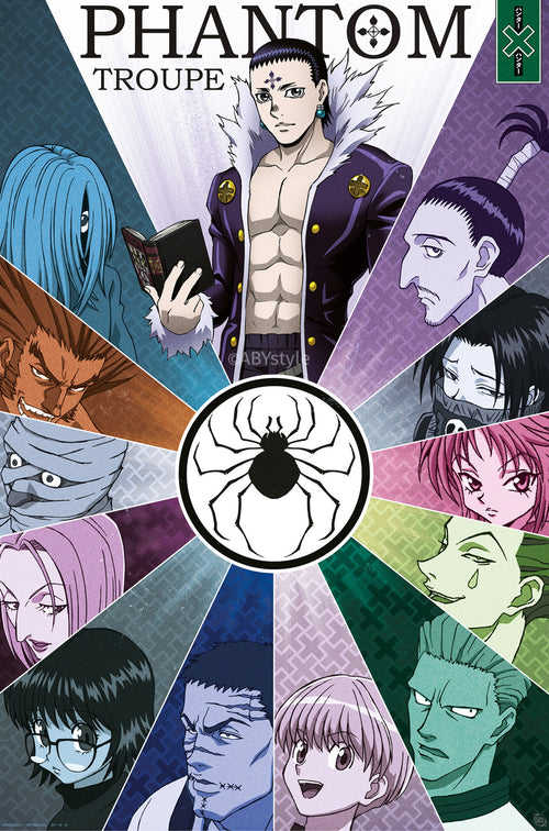 Poster Hunter X Hunter Spider Members 61x91 5cm GBYDCOA028 | Yourdecoration.co.uk