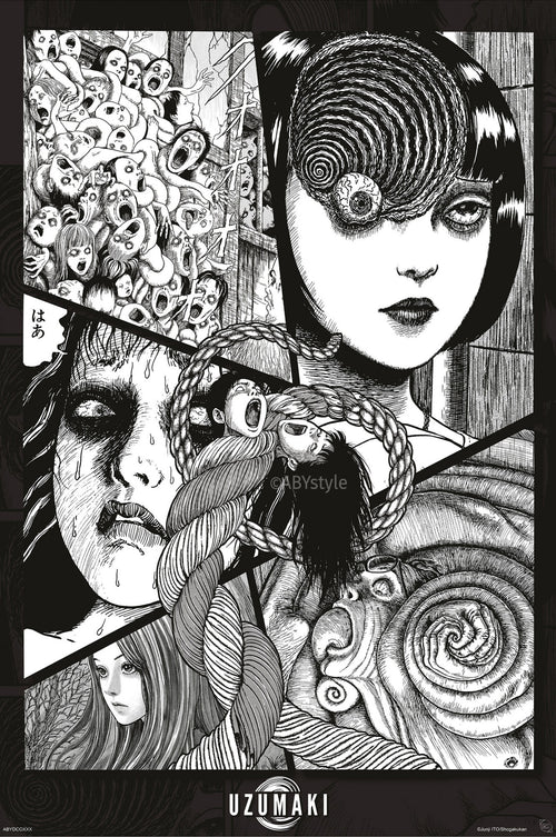 Poster Junji Ito Uzumaki 61x91 5cm GBYDCOA033 | Yourdecoration.co.uk