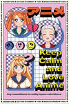 Poster Keep Calm And Love Anime 61x91.5cm Grupo Erik GPE5794 | Yourdecoration.co.uk