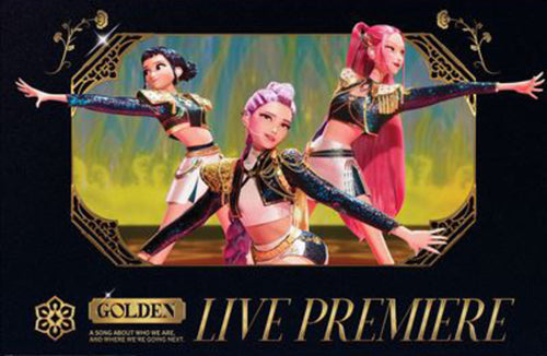 Poster Kpop Demon Hunters Golden Live 91 5x61cm PP2512410 | Yourdecoration.co.uk
