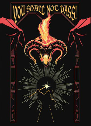 Poster Lord Of The Rings Balrog Glow In The Dark 61x91 5cm Grupo Erik GPEPR011 Glow In The Dark | Yourdecoration.co.uk