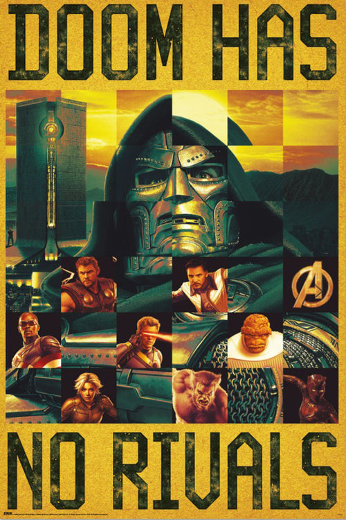 Poster Marvel Avengers Doomsday Doom Has No Rivals 61x91 5cm GPE6086 | Yourdecoration.co.uk