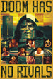 Poster Marvel Avengers Doomsday Doom Has No Rivals 61x91 5cm GPE6086 | Yourdecoration.co.uk