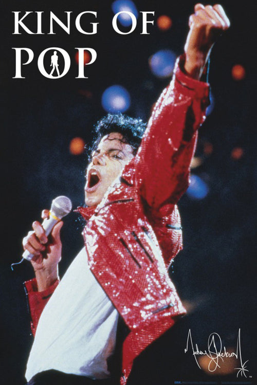 Poster Michael Jackson King Of Pop 61x91 5cm GPE6061 | Yourdecoration.co.uk