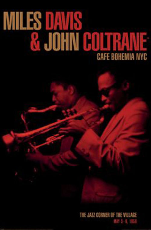 Poster Miles Davis And John Coltrane Cafe Bohemia 61x91 5cm PP2501153 | Yourdecoration.co.uk